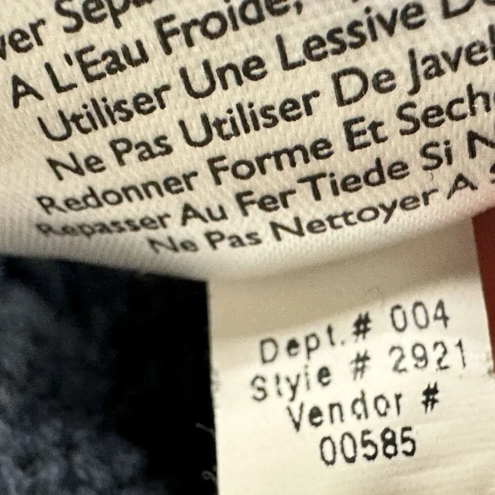 Vintage Eddie Bauer Cable Knit Sweater Mens Large Blue Cotton Crewneck Preppy